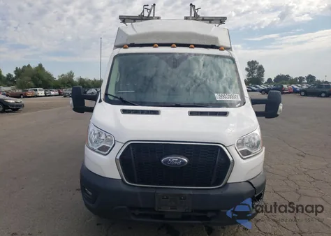 2021 Ford Transit T-350 z USA, uszkodzony, nr VIN 1FDBW5P86MKA21280